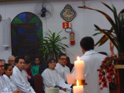 Aconteceu na noite desta sexta (05/08) o encerramento do TrÃ­duo em louvor ao Bom Jesus em Campo Mendes